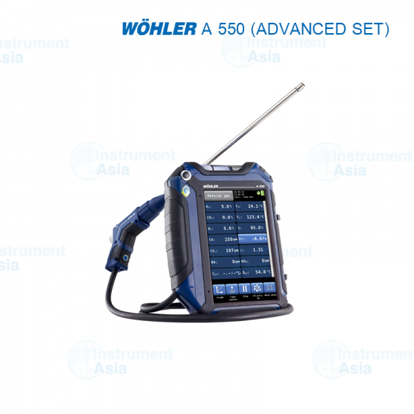 WÖHLER A 550 FLUE GAS ANALYZER ADVANCED SET